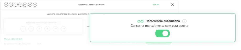 Recorrência Automática Recorrência Automática